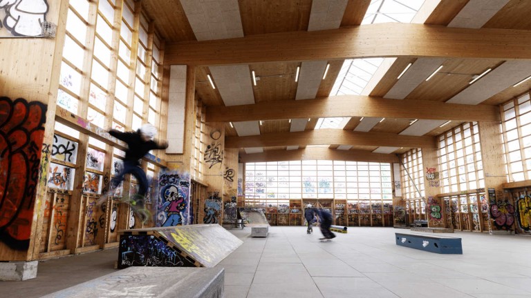 Jägers skatepark i Gentofte
